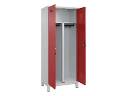PBM-locker,HxBxD 1950x800x500mm,2vak,vak B 400mm,draaigrendel
