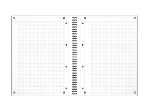 Spiraalblok Oxford International Notebook A4+ ruit 5mm