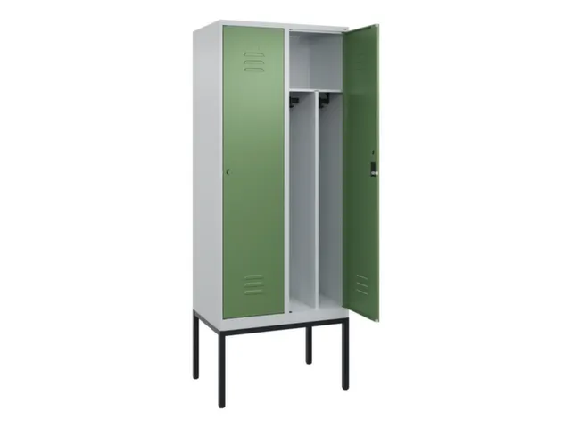 locker voor scheiding van kleding,HxBxD 2120x800x500mm,2vak