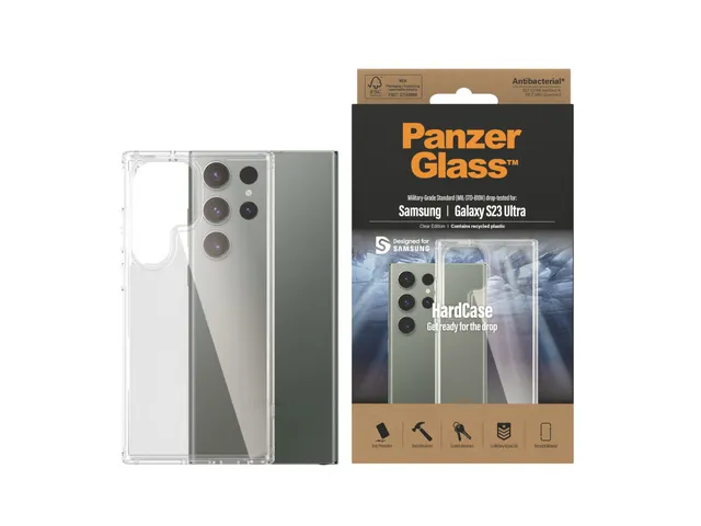 PanzerGlass HardCase Transparent Samsung Galaxy S23 Ultra, Hoes, Sa