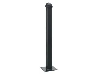 Trottoirpaal 900mm 70 x 70 Mmmet Halve Kogel-kap Met Bodemplaat - 1