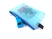 Trousse avec fermeture éclair Foldersys A6 PVC bleu transparent