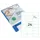 Etiket Rillprint 70x37mm mat transparant 600 etiketten