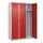 locker voor scheiding van kleding,HxBxD 1850x1200x500mm,3vak