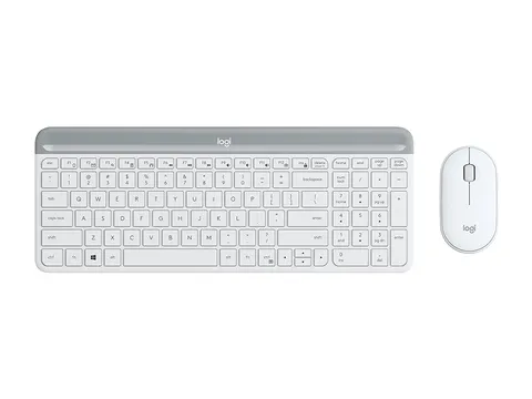 Logitech MK470 toetsenbord Wit muis Universeel RF Draadloos QWERTY