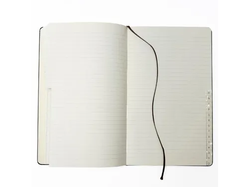 Adresboek Moleskine Large 130x210mm hard cover lijn zwart