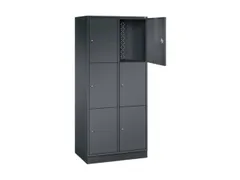 grootvolume-lockersysteem,HxBxD 1950x820x500mm,2x3vakken,cil.-slot