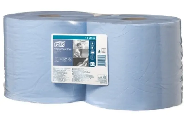 Tork Wiping Paper Plus Combi Roll Blue