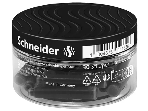 Inktpatronen Schneider container à 30 stuks zwart