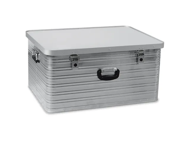 Aluminium transportbox,HxLxB 385x765x585mm,141l,wanden gesloten