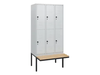 Dubbeldekse dekenkist,HxBxD 1950x900x815mm,3x2vak.,vak B 300mm - 1