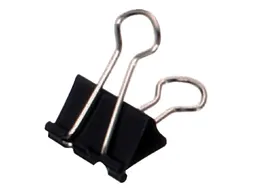 Papierklem MAUL 213 foldback 19mm capaciteit 7mm zwart