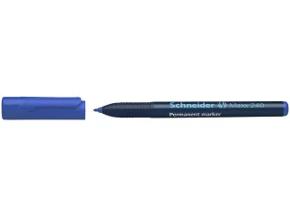 Marker Schneider Maxx 240 permanent ronde punt blauw - 3