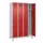 locker voor scheiding van kleding,HxBxD 1950x1200x500mm,4vak