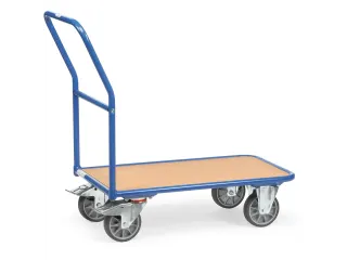 Magazijnwagen 2100 Houten Plaat 400kg 850x500mm Ral5007 - 1