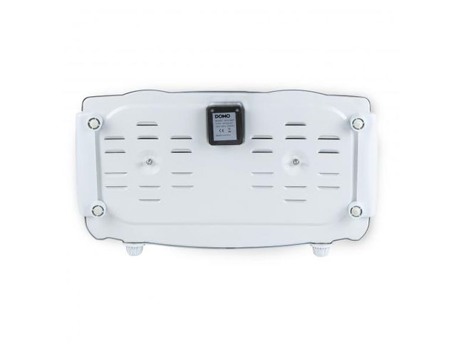 Domo Plaque cuisson électrique 1000-1500W blanc