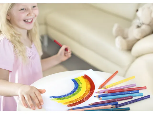 Kleurpotlood Faber Castell Jumbo Grip Etui à 12 Stuks