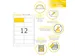 Etiketten universele labels A4 permanent 97x42,3mm Wit 1200 stuks