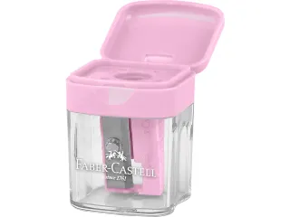 Puntenslijper Faber-Castell mini assorti display 24 stuks 6x blauw,6x - 9