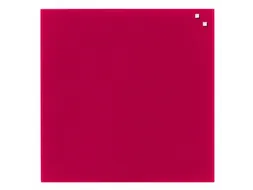 Glasmagneetbord Naga 45x45cm rood