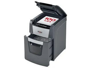 Papiervernietiger Rexel Optimum Auto+ 100X P-4 snippers 4x28mm - 2