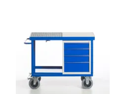 kastwagen,draagverm. 600kg,2etage(s),laadvl. LxB 1150x700mm