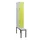 Dubbeldekse dekenkist,HxBxD 1950x300x815mm,1x2vak.,vak B 300mm