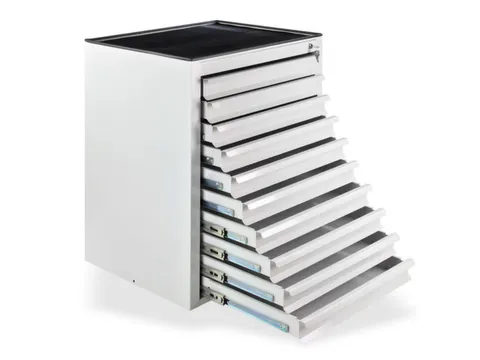 ladekast,HxBxD 900x710x550mm,10lade(n),volledig uittrekbaar