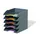 Brievenbak Durable Varicolor A4 Grijs 5 stuks