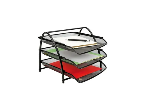 Meshtray 3 set van drie uitschuifbare brievenbakjes voor A4 formaat me