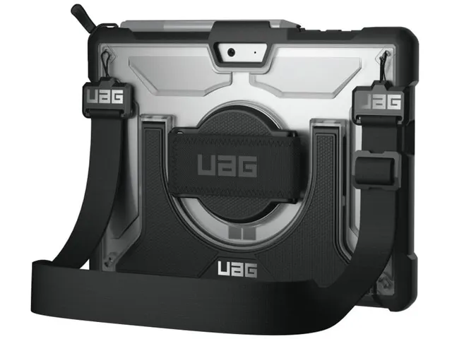 Urban Armor Gear UAG Plasma Case + Shoulder Strap Zilver Zwart