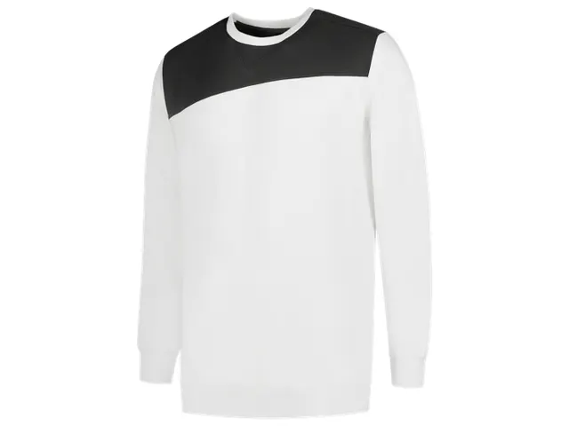 Tricorp 302013 sweater wit/grijs maat S