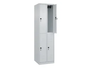 dubbeldekse locker,HxBxD 1850x500x500mm,2x2vak.,vak B 250mm - 2