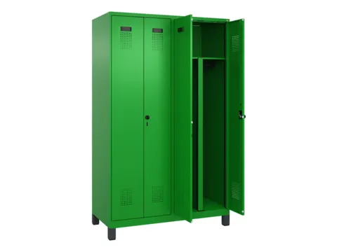 PBM-locker,HxBxD 1950x1200x500mm,4vak,vak B 300mm,draaigrendel