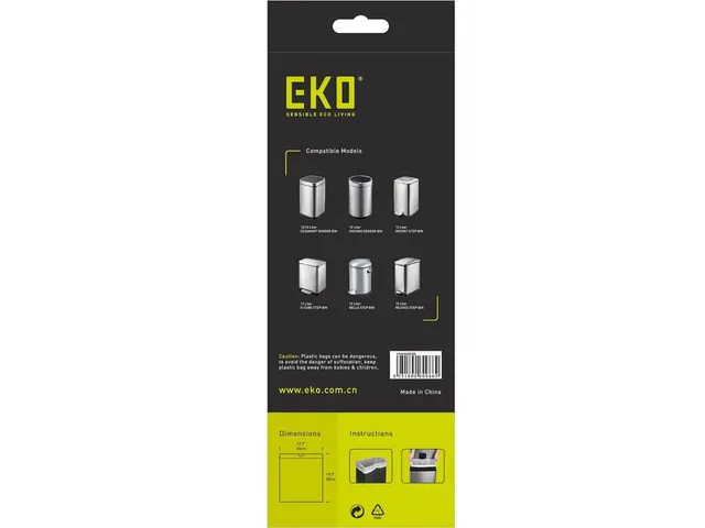EKO afvalzak type C 10 - 15 liter Doos 24 x 20 zakken