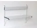 banc mural,HxLxP 710x1015x360mm,barres alu,structure acier RAL7035