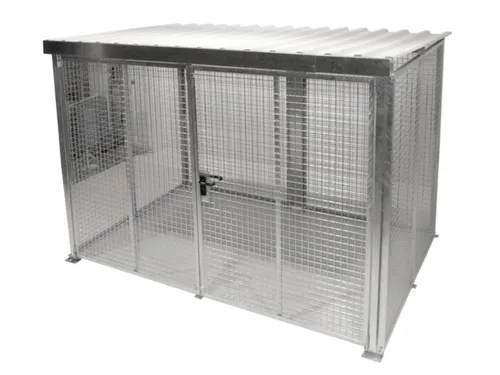 Gasflessendepot Voor 104 Gasflessen 2180x3100x2100mm Staal/draadgaas