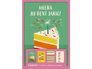 Hallmark Wenskaarten Hoera jij bent jarig! 8 Stuks Assorti - 2