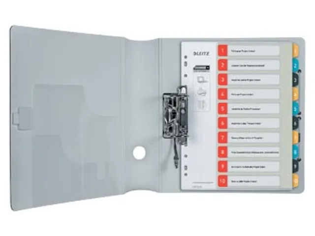 Cosy tabbladenA4 11-gaatsperforatie PP set 1-10