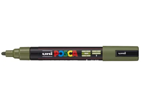 Paintmarker Uni POSCA PC5M medium kaki groen