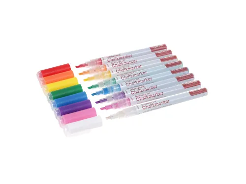 Krijtstift Europel watervast 1-3mm assorti etui 8 stuks