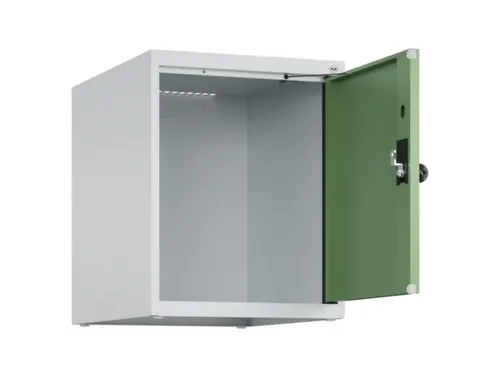 opzetkast,v. locker,1vak.,vak B 400mm,HxBxD 500x400x500mm,draaigrendel