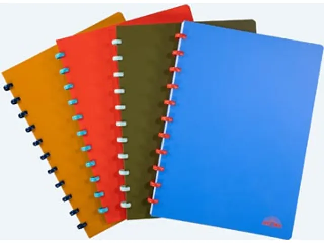 Nature schrift A4 144 bladzijden gelijnd assorti