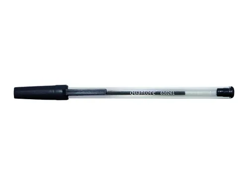 Balpen Quantore Stick zwart medium