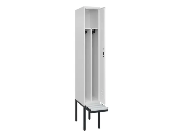 locker voor scheiding van kleding,HxBxD 2120x300x815mm,1vak