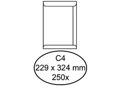 Envelop Quantore Akte C4 229x324 120gr Wit Gegomd