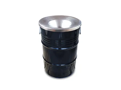 The BinBin Afvalbak met vlamvertragend deksel 60 Liter