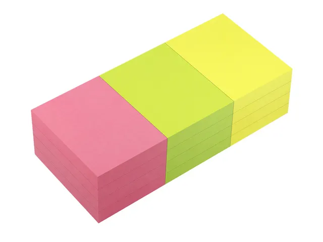 Notitieblok 50x40mm Assorti Brilliant Pak A 12 Blok