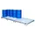 opvangbak,v. 12x200l vat,opvangvol. 335l,HxBxD 200x1300x3880mm