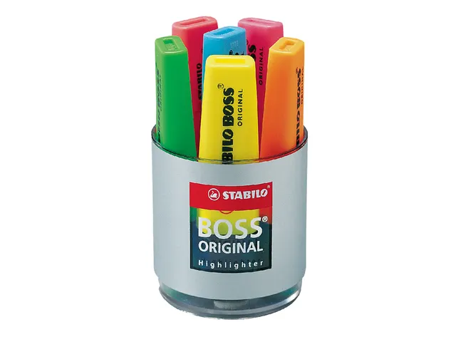 Markeerstift Stabilo Boss Assorti 6Stuks In Bureauset
